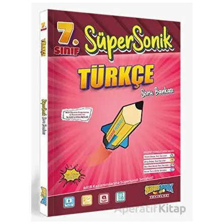 7.Sınıf Süpersonik Türkçe Soru Bankası Süpersonik Yayınları