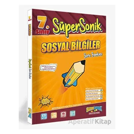 7.Sınıf Süpersonik Sosyal Bilgiler Soru Bankası Süpersonik Yayınları