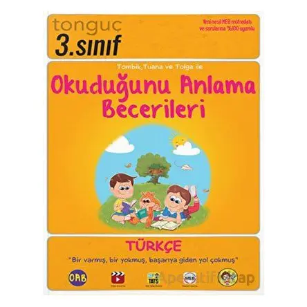 3.Sınıf Türkçe Okuduğunu Anlama Becerileri Tonguç Yayınları