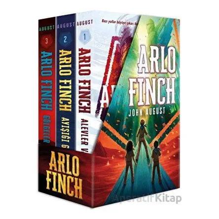 Arlo Finch 3 Kitap Takım - Ciltli (Kutulu) - John August - İndigo Kitap