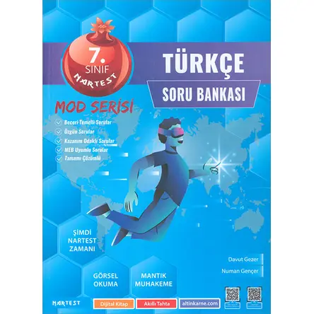 7.Sınıf Mod Türkçe Soru Bankası Nartest Yayınevi