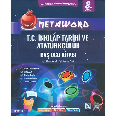 8.Sınıf Metaword TC İnkılap Tarihi Ve Atatürkçülük Baş Ucu Kitabı Nartest Yayınevi
