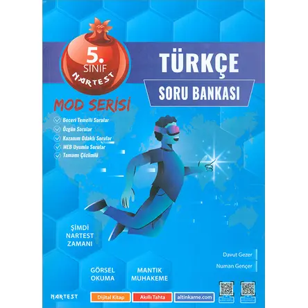 5.Sınıf Mod Türkçe Soru Bankası Nartest Yayınları 2024 Öncesi Müfredat