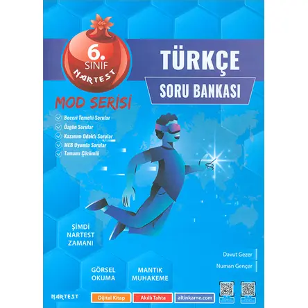 6.Sınıf Mod Türkçe Soru Bankası Nartest Yayınevi
