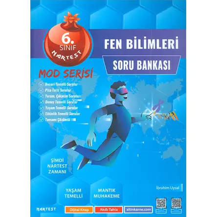 6.Sınıf Mod Fen Bilimleri Soru Bankası Nartest Yayınevi