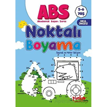 ABS 5-6 Yaş Noktalı Boyama - Buçe Dayı - Pinokyo Yayınları