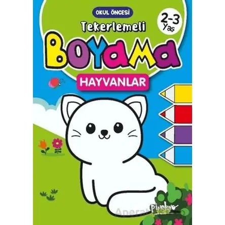 Tekerlemeli Boyama Hayvanlar 2 - 3 Yaş - Buçe Dayı - Pinokyo Yayınları