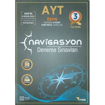 AYT Tüm Dersler Navigasyon Özel 3lü Deneme (Kampanyalı) Rasyonel Yayınları