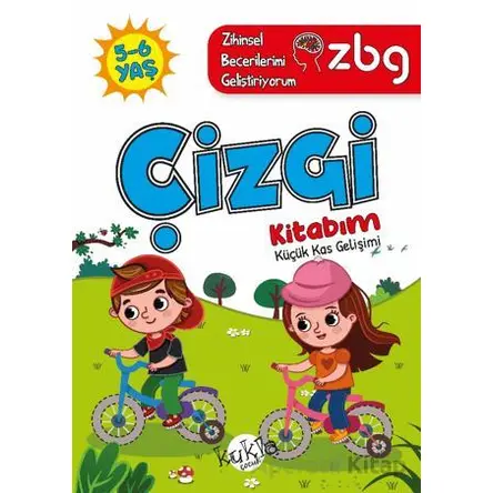 ZBG 5-6 Yaş Çizgi Kitabım - Zihinsel Becerilerimi Geliştiriyorum - Buçe Dayı - Kukla Yayınları