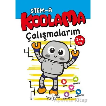STEM-A 3-4 Yaş Kodlama Çalışmalarım - Buçe Dayı - Kukla Yayınları