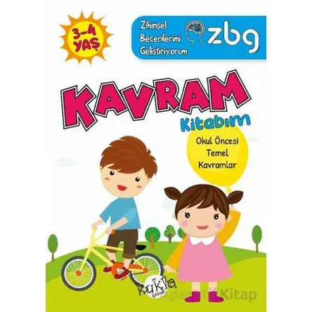 ZBG 3-4 Yaş Kavram Kitabım - Zihinsel Becerilerimi Geliştiriyorum - Buçe Dayı - Kukla Yayınları