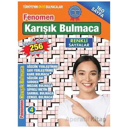 Fenomen Karışık Bulmaca 4 - Kolektif - Maxi Yayıncılık