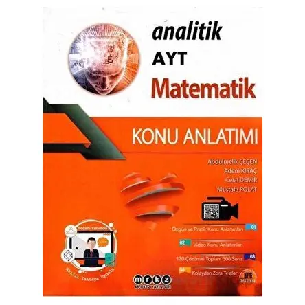 AYT Matematik Analitik Konu Anlatımı (Kampanyalı) Merkez Yayınları
