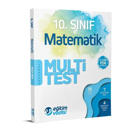 Eğitim Vadisi 10. Sınıf Matematik Multi Test Soru Bankası (Kampanyalı)
