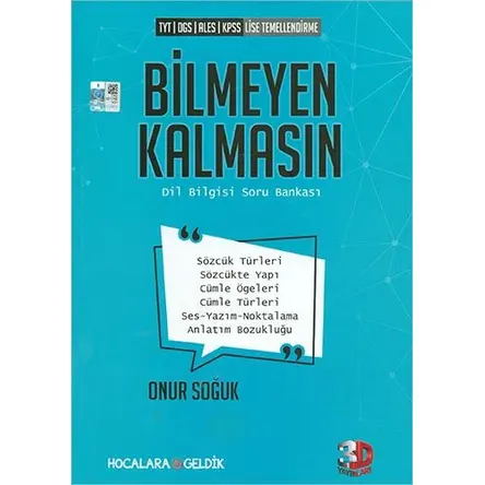 Çözüm Bilmeyen Kalmasın Dil Bilgisi Soru Bankası (Kampanyalı)