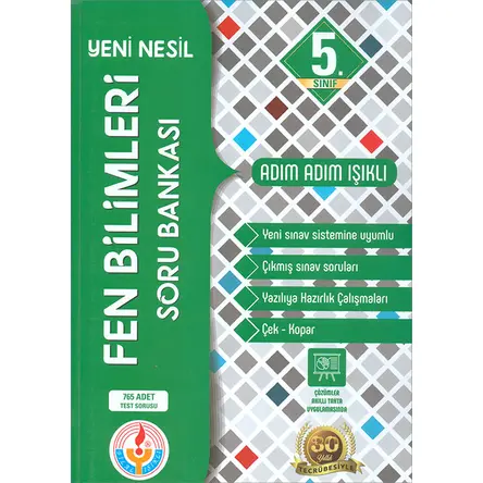 Adım Adım Işıklı 5. Sınıf Fen Bilimleri Soru Bankası