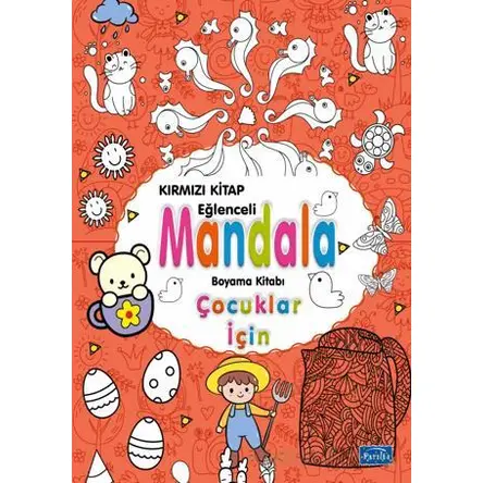 Çocuklar İçin Mandala Kırmızı - Kolektif - Parıltı Yayınları