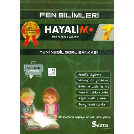 7. Sınıf Hayalimo Fen Bilimleri Soru Bankası Seans Yayınları