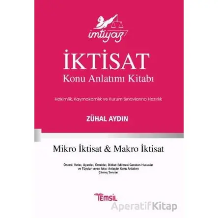İmtiyaz - İktisat Konu Anlatımı Kitabı Makro İktisat – Mikro İktisat - Zühal Aydın - Temsil Kitap