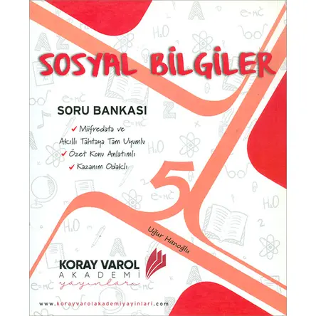 5.Sınıf Sosyal Bilgiler Soru Bankası Kampanyalı Koray Varol
