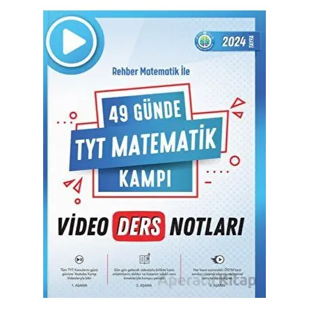49 Günde TYT Matematik Video Ders Notları Rehber Matematik