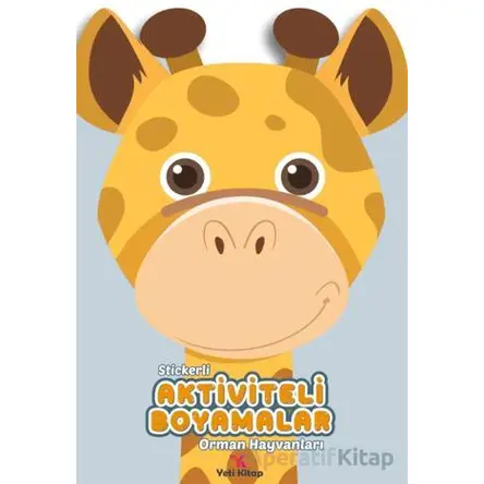 Stickerli Aktiviteli Boyamalar Orman Hayvanları - Kolektif - Yeti Kitap