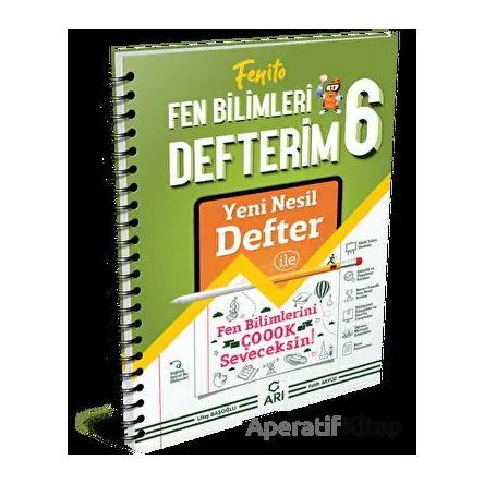 6.Sınıf Fenito Fen Bilimleri Defterim Kampanyalı Arı Yayıncılık