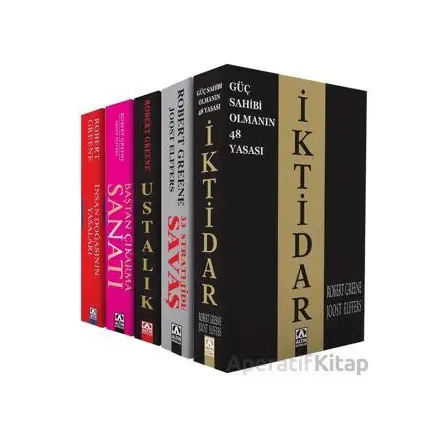 Robert Greene Seti - 5 Kitap Takım - Robert Greene - Altın Kitaplar