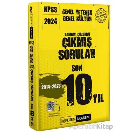 2024 KPSS Genel Yetenek Genel Kültür Tamamı Çözümlü Çıkmış Sorular Son 10 Yıl