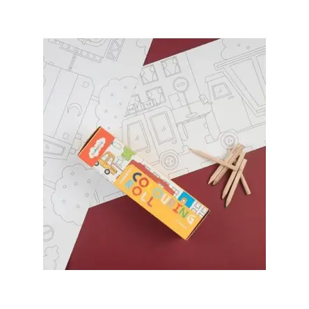 Boyama Rulosu Araçlarım Colouring Roll My Vehicles Kidmosfer