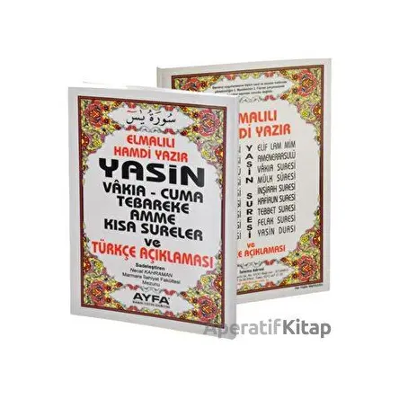 Yasin Çanta Boy, Mealli (Ayfa - 009) - Elmalılı Muhammed Hamdi Yazır - Ayfa Basın Yayın