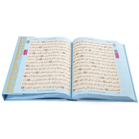 Ortaboy Bilgisayar Hatlı Diyanet Mühürlü Kuranı Kerim Mavi Haktan Yayınları