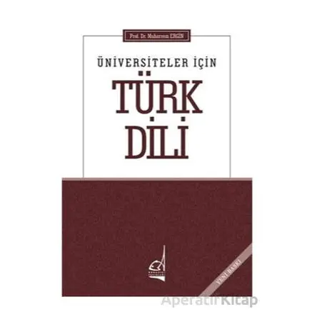 Üniversiteler İçin Türk Dili - Muharrem Ergin - Boğaziçi Yayınları