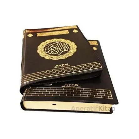 064 Kabe Mühürlü Kuranı Kerim Fermuarlı Kılıflı - Cep Boy - Kolektif - Ayfa Basın Yayın