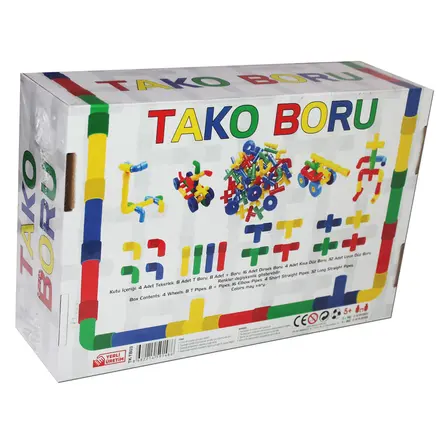 72 Parça Boru Lego Tako Boru Oyunu