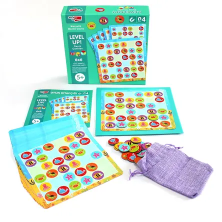 LevelUp! 4 Deniz Canlıları Sudoku Dikkat Atölyesi Yayınları