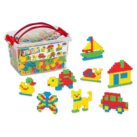 Dede Oyuncak Tik Tak Blocks 500 Parça