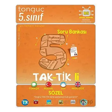 5. Sınıf Taktikli Sözel Soru Bankası Tonguç Akademi