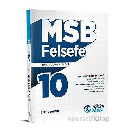 Eğitim Vadisi 10. Sınıf Felsefe MSB Modüler Soru Bankası