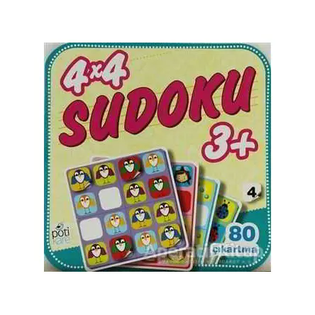 4x4 Sudoku 4 - Kolektif - Pötikare Yayıncılık