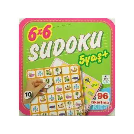 6x6 Sudoku 10 - Kolektif - Pötikare Yayıncılık