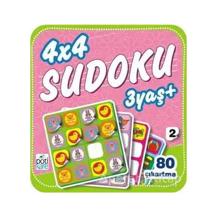 4x4 Sudoku (2) - Kolektif - Pötikare Yayıncılık