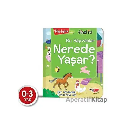 Bu Hayvanlar Nerede Yaşar? - Kolektif - Dikkat Atölyesi Yayınları