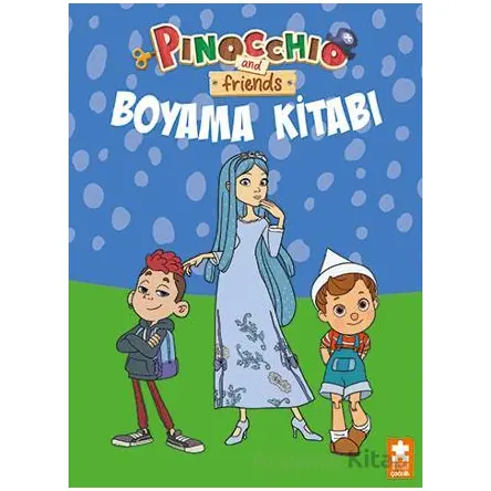 Pinocchio and Friends - Boyama Kitabı 1 - Kolektif - Eksik Parça Yayınları