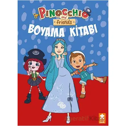 Pinocchio and Friends - Boyama Kitabı 2 - Kolektif - Eksik Parça Yayınları