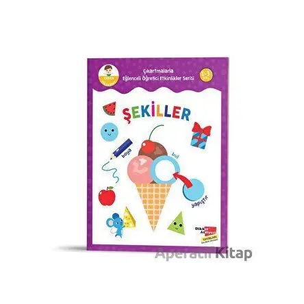 Eğlenceli Öğretici Etkinlikler Serisi - Şekiller - Kolektif - Dikkat Atölyesi Yayınları