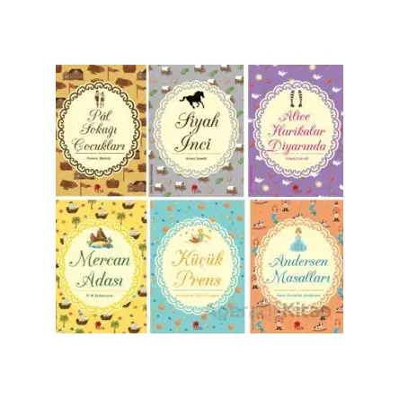 Çocuk Klasikleri Seti - 6 Kitap (8 Yaş ve Üzeri) - Kolektif - Peta Kitap