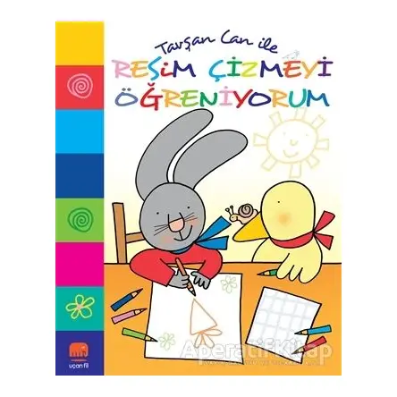 Tavşan Can İle Resim Çizmeyi Öğreniyorum - Nicoletta Costa - Uçan Fil Yayınları