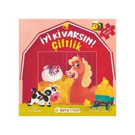 İyi Ki Varsın! Çiftlik (Yapbozlu Kitap) - Esra Canoğlu - Bi Kutu Oyun