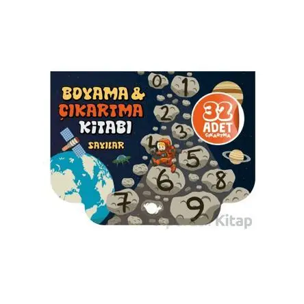 Sayılar Boyama ve Çıkartma Kitabı - Sunguralp Şolpan - Çikolata Yayınevi